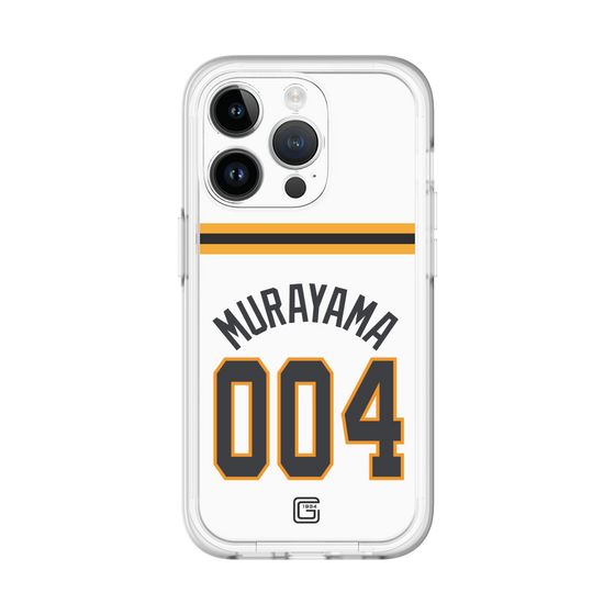 スリムプロテクションプレミアムケース［ 読売ジャイアンツ - #004 MURAYAMA - ホーム ］