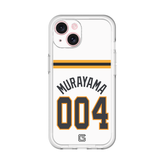 スリムプロテクションプレミアムケース［ 読売ジャイアンツ - #004 MURAYAMA - ホーム ］