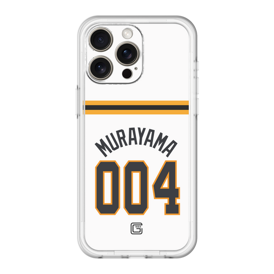 スリムプロテクションプレミアムケース［ 読売ジャイアンツ - #004 MURAYAMA - ホーム ］