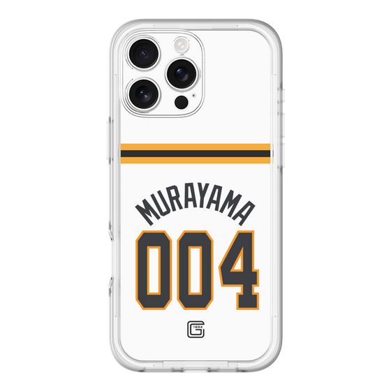 スリムプロテクションプレミアムケース［ 読売ジャイアンツ - #004 MURAYAMA - ホーム ］