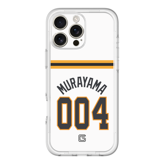 スリムプロテクションプレミアムケース［ 読売ジャイアンツ - #004 MURAYAMA - ホーム ］