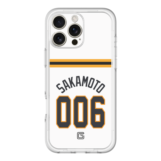 スリムプロテクションプレミアムケース［ 読売ジャイアンツ - #006 SAKAMOTO - ホーム ］