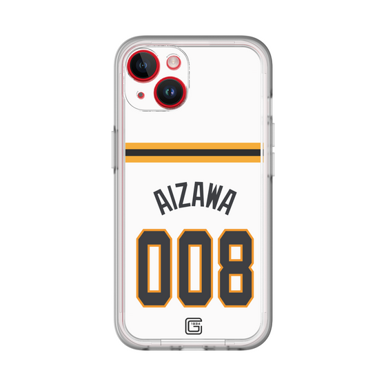 スリムプロテクションプレミアムケース［ 読売ジャイアンツ - #008 AIZAWA - ホーム ］