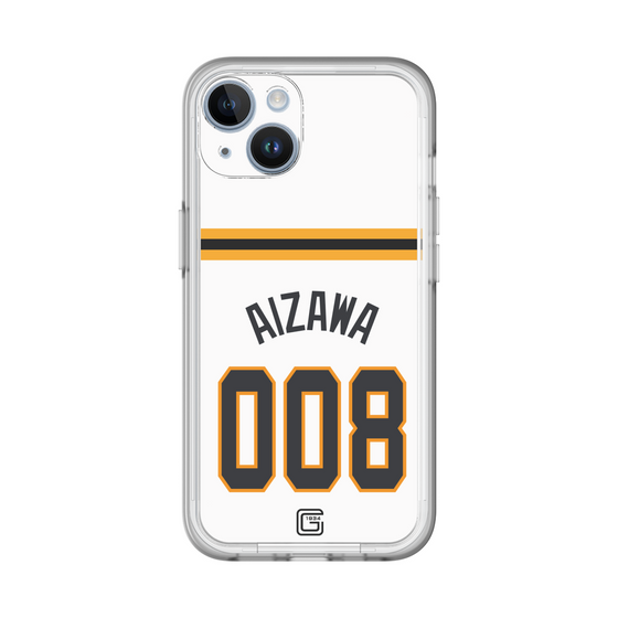 スリムプロテクションプレミアムケース［ 読売ジャイアンツ - #008 AIZAWA - ホーム ］