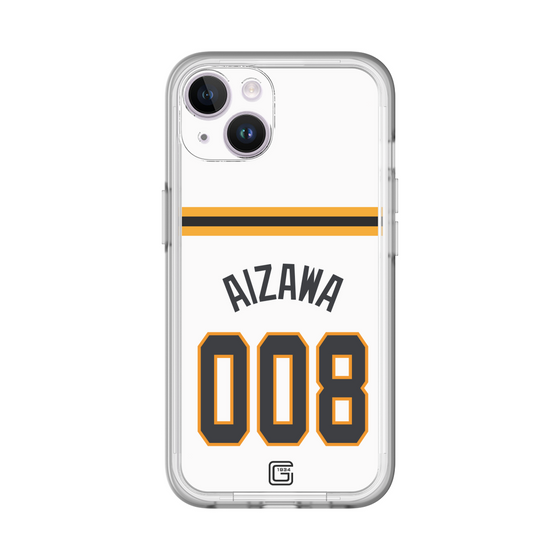 スリムプロテクションプレミアムケース［ 読売ジャイアンツ - #008 AIZAWA - ホーム ］