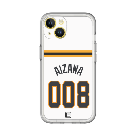 スリムプロテクションプレミアムケース［ 読売ジャイアンツ - #008 AIZAWA - ホーム ］