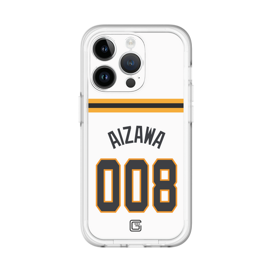 スリムプロテクションプレミアムケース［ 読売ジャイアンツ - #008 AIZAWA - ホーム ］