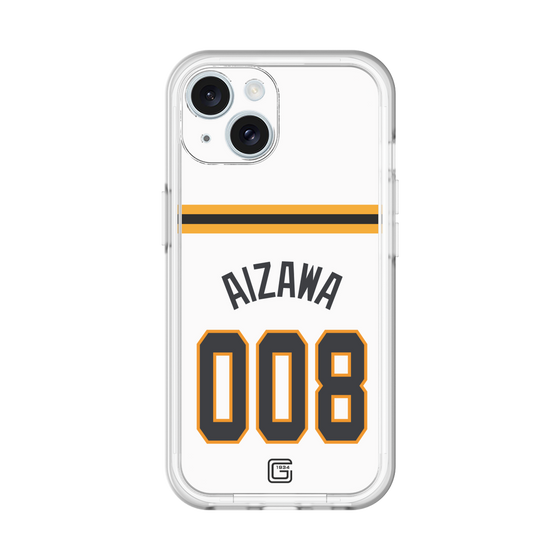 スリムプロテクションプレミアムケース［ 読売ジャイアンツ - #008 AIZAWA - ホーム ］