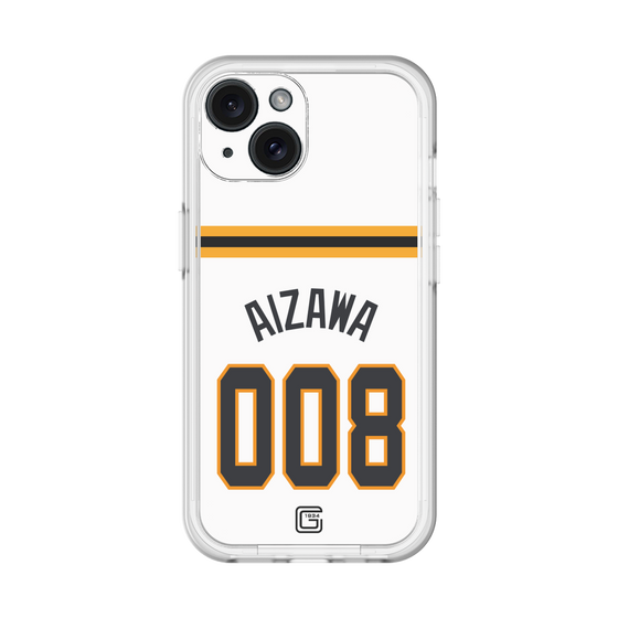 スリムプロテクションプレミアムケース［ 読売ジャイアンツ - #008 AIZAWA - ホーム ］