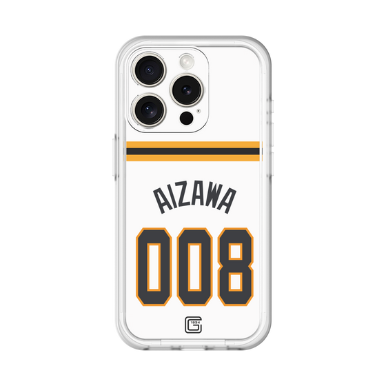 スリムプロテクションプレミアムケース［ 読売ジャイアンツ - #008 AIZAWA - ホーム ］