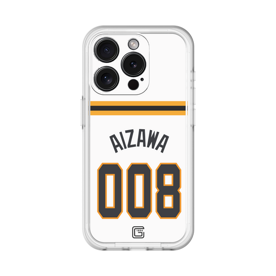 スリムプロテクションプレミアムケース［ 読売ジャイアンツ - #008 AIZAWA - ホーム ］