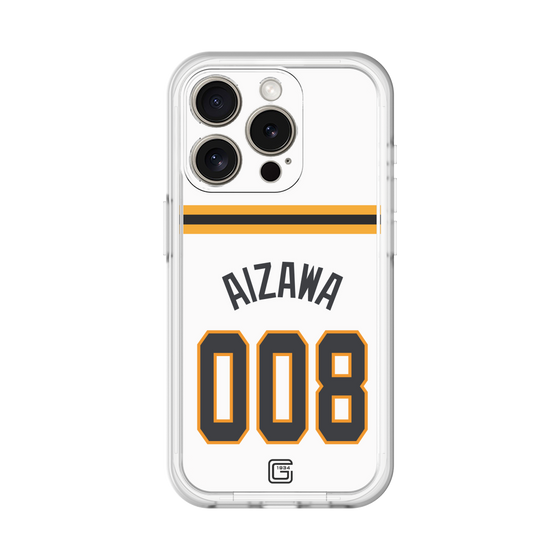 スリムプロテクションプレミアムケース［ 読売ジャイアンツ - #008 AIZAWA - ホーム ］