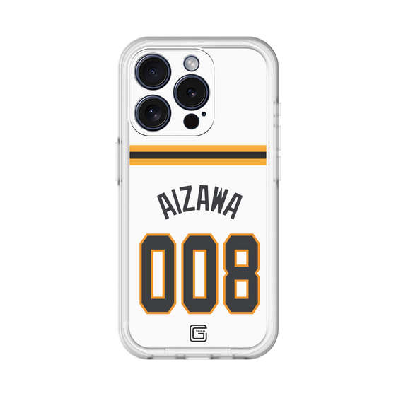スリムプロテクションプレミアムケース［ 読売ジャイアンツ - #008 AIZAWA - ホーム ］