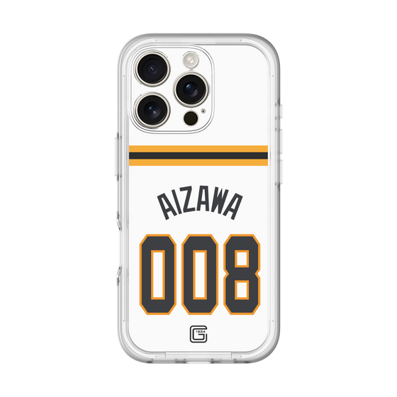 スリムプロテクションプレミアムケース［ 読売ジャイアンツ - #008 AIZAWA - ホーム ］
