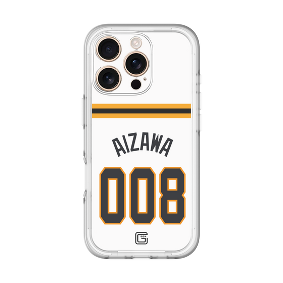 スリムプロテクションプレミアムケース［ 読売ジャイアンツ - #008 AIZAWA - ホーム ］