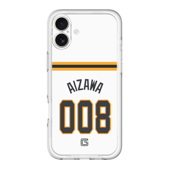スリムプロテクションプレミアムケース［ 読売ジャイアンツ - #008 AIZAWA - ホーム ］