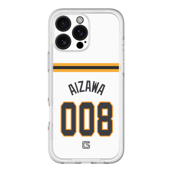 スリムプロテクションプレミアムケース［ 読売ジャイアンツ - #008 AIZAWA - ホーム ］