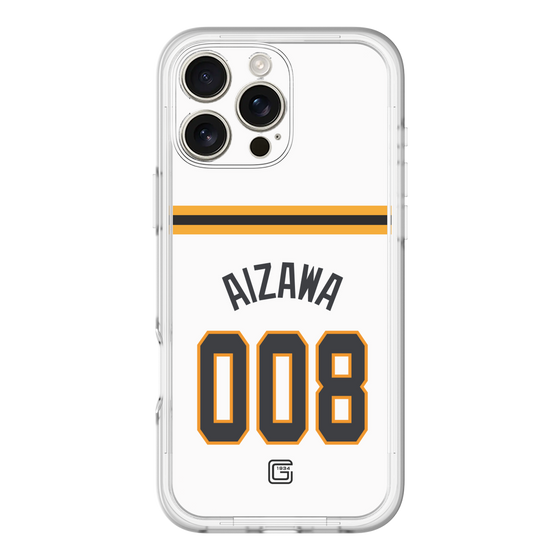 スリムプロテクションプレミアムケース［ 読売ジャイアンツ - #008 AIZAWA - ホーム ］