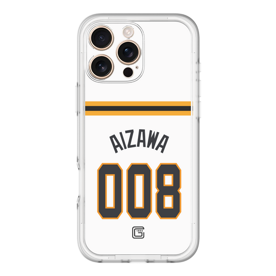 スリムプロテクションプレミアムケース［ 読売ジャイアンツ - #008 AIZAWA - ホーム ］