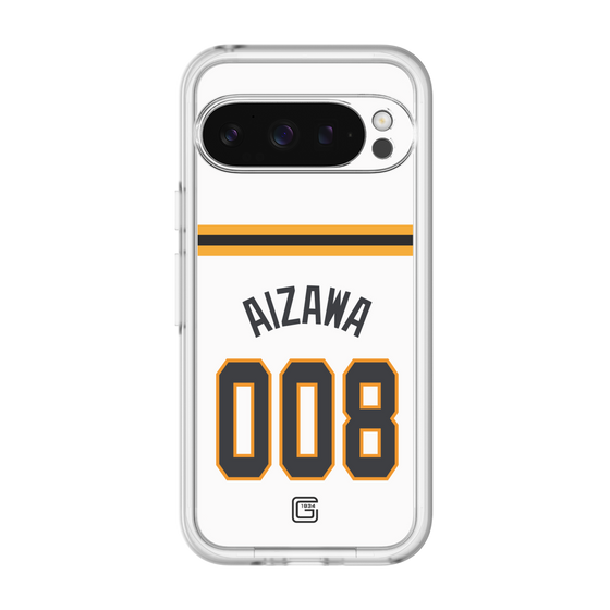 スリムプロテクションプレミアムケース［ 読売ジャイアンツ - #008 AIZAWA - ホーム ］