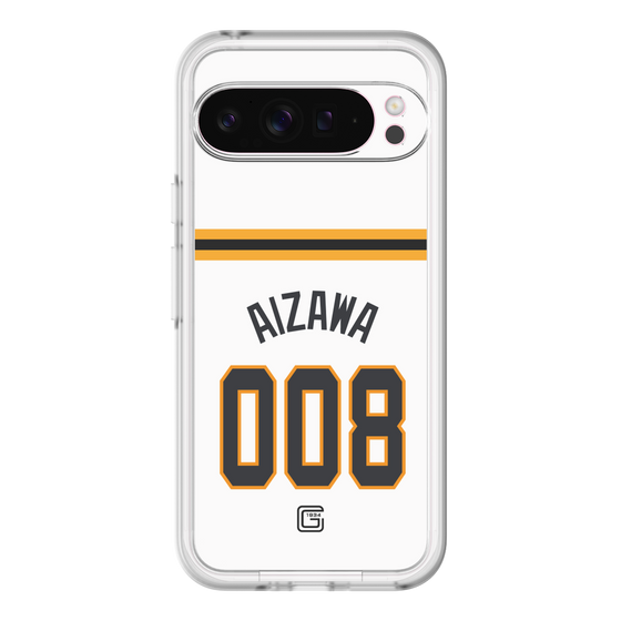 スリムプロテクションプレミアムケース［ 読売ジャイアンツ - #008 AIZAWA - ホーム ］