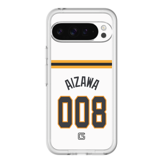 スリムプロテクションプレミアムケース［ 読売ジャイアンツ - #008 AIZAWA - ホーム ］