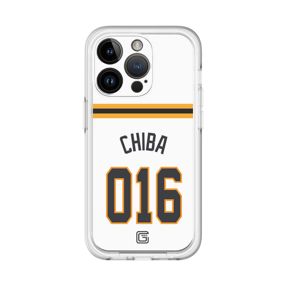 スリムプロテクションプレミアムケース［ 読売ジャイアンツ - #016 CHIBA - ホーム ］