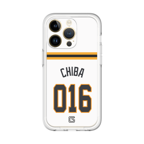スリムプロテクションプレミアムケース［ 読売ジャイアンツ - #016 CHIBA - ホーム ］