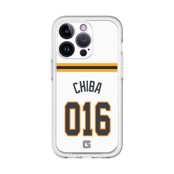 スリムプロテクションプレミアムケース［ 読売ジャイアンツ - #016 CHIBA - ホーム ］