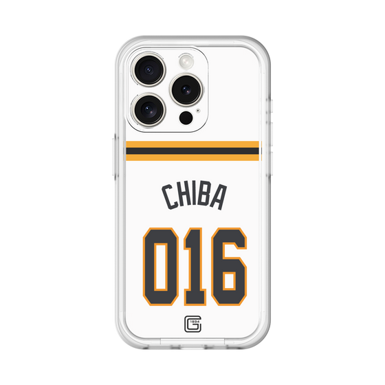 スリムプロテクションプレミアムケース［ 読売ジャイアンツ - #016 CHIBA - ホーム ］