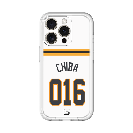 スリムプロテクションプレミアムケース［ 読売ジャイアンツ - #016 CHIBA - ホーム ］