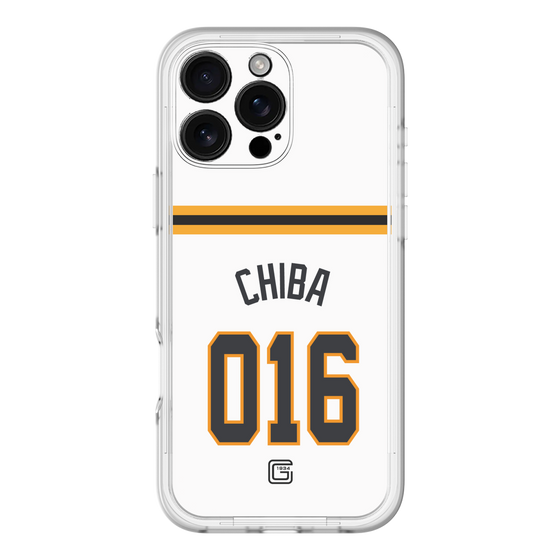 スリムプロテクションプレミアムケース［ 読売ジャイアンツ - #016 CHIBA - ホーム ］