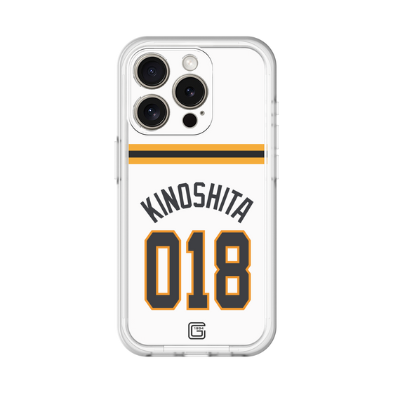 スリムプロテクションプレミアムケース［ 読売ジャイアンツ - #018 KINOSHITA - ホーム ］