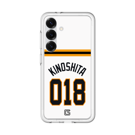 スリムプロテクションプレミアムケース［ 読売ジャイアンツ - #018 KINOSHITA - ホーム ］