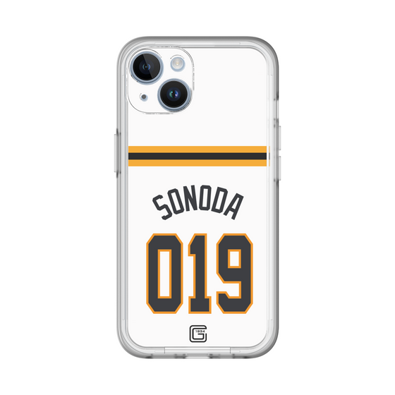 スリムプロテクションプレミアムケース［ 読売ジャイアンツ - #019 SONODA - ホーム ］
