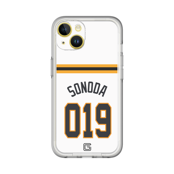 スリムプロテクションプレミアムケース［ 読売ジャイアンツ - #019 SONODA - ホーム ］