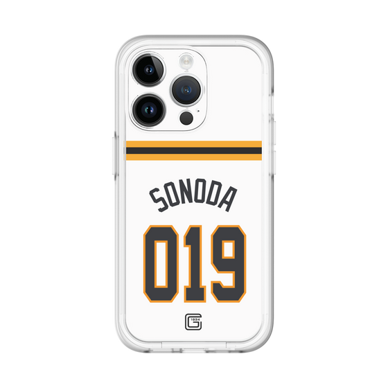 スリムプロテクションプレミアムケース［ 読売ジャイアンツ - #019 SONODA - ホーム ］