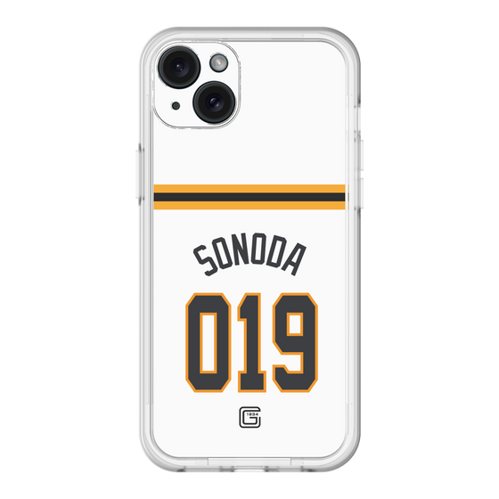 スリムプロテクションプレミアムケース［ 読売ジャイアンツ - #019 SONODA - ホーム ］
