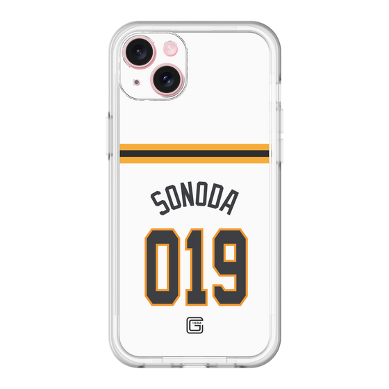 スリムプロテクションプレミアムケース［ 読売ジャイアンツ - #019 SONODA - ホーム ］
