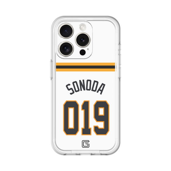 スリムプロテクションプレミアムケース［ 読売ジャイアンツ - #019 SONODA - ホーム ］