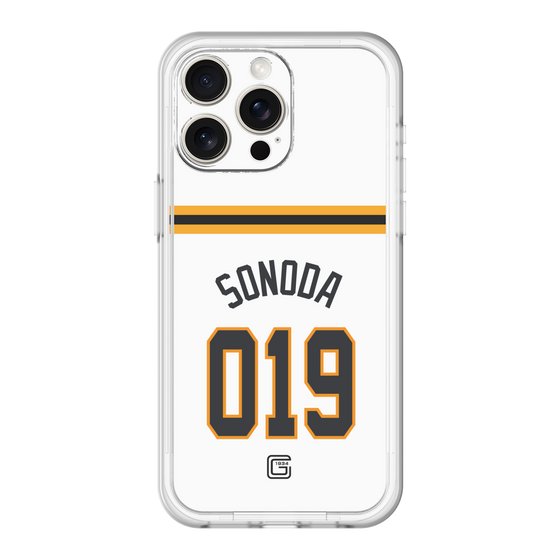 スリムプロテクションプレミアムケース［ 読売ジャイアンツ - #019 SONODA - ホーム ］