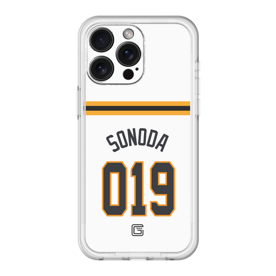 スリムプロテクションプレミアムケース［ 読売ジャイアンツ - #019 SONODA - ホーム ］