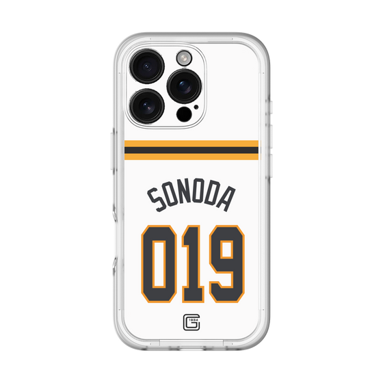 スリムプロテクションプレミアムケース［ 読売ジャイアンツ - #019 SONODA - ホーム ］