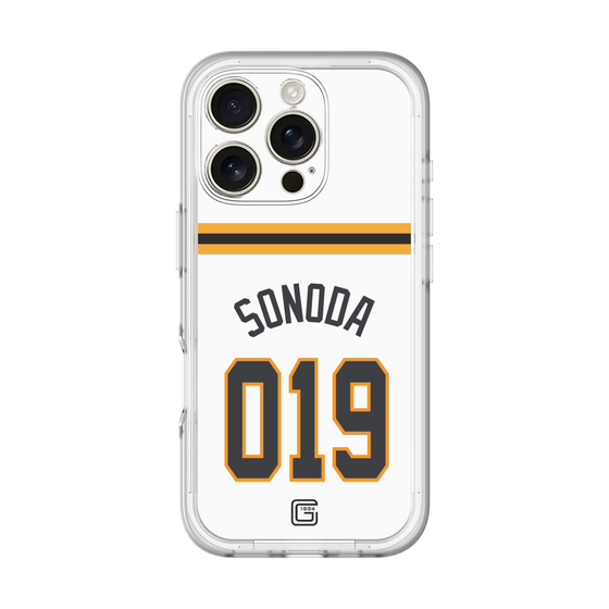 スリムプロテクションプレミアムケース［ 読売ジャイアンツ - #019 SONODA - ホーム ］