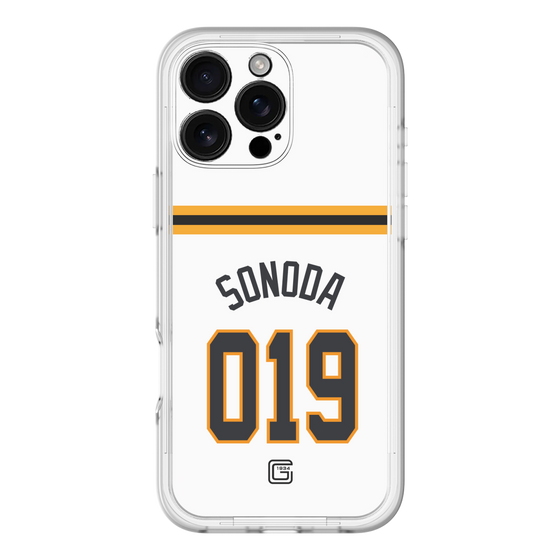 スリムプロテクションプレミアムケース［ 読売ジャイアンツ - #019 SONODA - ホーム ］