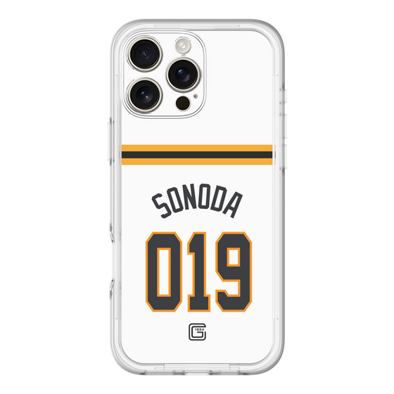 スリムプロテクションプレミアムケース［ 読売ジャイアンツ - #019 SONODA - ホーム ］
