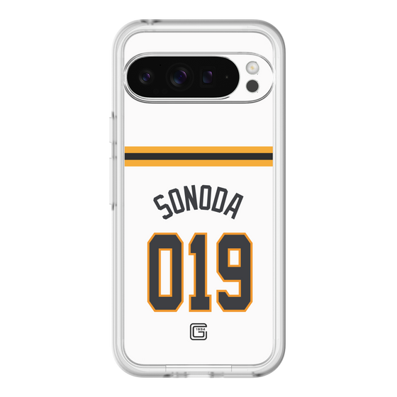 スリムプロテクションプレミアムケース［ 読売ジャイアンツ - #019 SONODA - ホーム ］