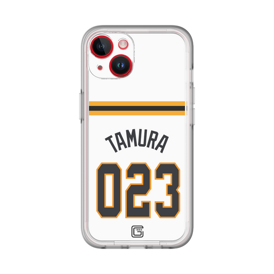 スリムプロテクションプレミアムケース［ 読売ジャイアンツ - #023 TAMURA - ホーム ］