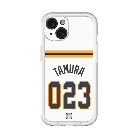 スリムプロテクションプレミアムケース［ 読売ジャイアンツ - #023 TAMURA - ホーム ］