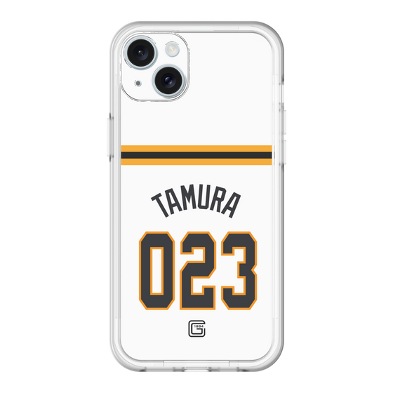 スリムプロテクションプレミアムケース［ 読売ジャイアンツ - #023 TAMURA - ホーム ］